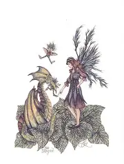 Amy Brown - Bad Dragon I - OUT OF PRINT