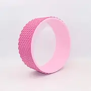 Wheel Roller 13″ Body Curve/Auxiliary Yoga/Balance/Blood Circulation/Back/Physical Toughness (LightPink-HotPink)