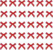 30 Pcs Mini Hair Bow Clips Red Hair Bows Red Hair Clips Hair Ribbon Bows Satin Bows Bowknot Alligator Clips Small Red Bow for Hair Barrettes for Women Girls Braids Hair Decorations