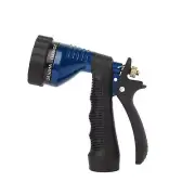 Water Hose Nozzle Spray Nozzle, Metal Garden Hose Nozzle with Adjustable Spra...