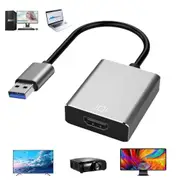 USB 3.0 To HDMI Adapter Multi-Monitor Cable HD Converter Cable For Windows 7 And Above