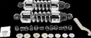 Prog 412 Rear Shock Damper 12.5in Chrome STD Duty Kawasaki Vulcan 750 86-05