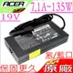 Acer變壓器(原廠)-宏&#30849; 19V,7.1A,135W,V5-591G V5-592G,T5000-73CF,VN7-591G,VN7-791G,VN7-592G,VN7-792G,ADP-135DB BB,ADP-135KBT