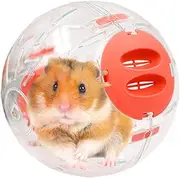 Large Hamster Ball | Transparent Silent Hamster Toys | Small Animal Cage Accessories for Sports Ferret Play Fitness Guinea Dwarf Indoor Outdoor