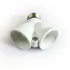 Screw E27 LED Base Light Lamp Bulb Socket E27 to 2-E27 Splitter Adapter l>>P