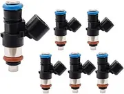 0280158191 BR3Z9F593B Set of 6 Fuel Injectors Compatible with Ford Explorer Taurus F150 3.5L V6