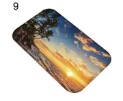 Fresh Beach Sky Kitchen Hallway Door Mat Entrance Rug Non-slip Bathroom Carpet-9# - 9#