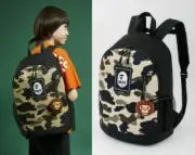 BAPE KIDS A Bathing Ape 2022 COLLECTION CAMO Backpack & MILO Charm Japan Ver.
