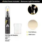 Touch Up Paint For Fiat All Models 063 Avorio With Polish Paste