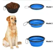 1-Travel Collapsible Dog Bowl Foldable Expand Dish for Pet Cat FoodWater Cup