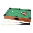 Mini Pool Table Set 2 Cues 16 Balls Space Saving Portable Miniature Pool Ta WA