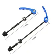 37) Ride with Confidence using Aluminum Alloy Bicycle Wheel Hub QR Skewers