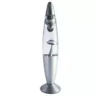 Metallic Magma Motion Lamp Silver Retro Lava Lamp