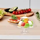 Cake Stand Fruit Plate Cheese Board Nuts Tray Appetizer Tray Round Serving Plate