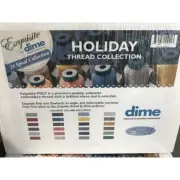 Exquisite by DIME 24 Spool Holiday Embroidery Thread Collection New