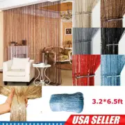 Glitter String Door Curtain Room Divider Fringe Tassel Crystal Window Panel