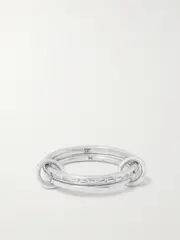 [Spinelli Kilcollin] Spinelli Kilcollin - Callisto Set Of Two 18-karat White Gold Diamond Rings - Silver - 6 6 Silver