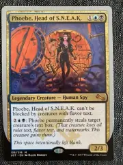 Phoebe, Head of S.N.E.A.K. NM Unstable MTG Magic The Gathering
