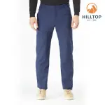 【HILLTOP 山頂鳥】男款彈性保暖長褲 H31MM3 黑深藍