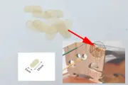 New 5pcs Violin Viola Cello Bridge Pad Protect E String Bridge Parchment Ion Pad