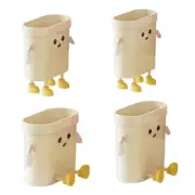 Functional Kitchen Trash Can Nordic Modern Waste Garbage Bin for Multiple Rooms