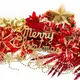 『摩達客』聖誕裝飾配件包組合~紅金色系 (6尺(180cm)樹適用)(不含聖誕樹)(不含燈)