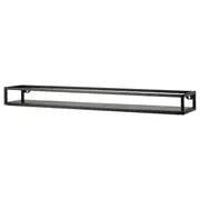 LINDÅSEN display shelf, anthracite, 75 cm