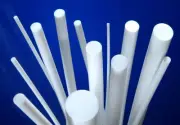 TEFLON ROD - 10 mm Diameter X 250 MM Long -10" X 3/8" QUALITY TEFLON WHITE