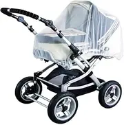 CRILSTYLEO Travel Essential Full Cover White Encryption Net for Stroller Support Net