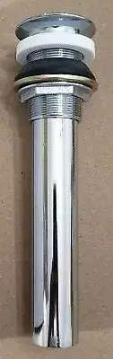 Lavatory Grid Drain No Overflow Holes By Macron Brass 17GA 1-1/4"X6" Tail Piece