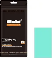 Thermal Pad 12.8 W/mK, Thermalright SYY Silicone Thermal Pads 80x40x3mm, High Temperature Resistance and Non Conductive for Laptop Heatsink/GPU/CPU/LED Cooler (3mm)