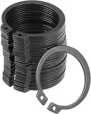 Circlip Rings,30 Pcs 65Mn Alloy Steel External Retaining C-Clips Rings,Circlip Snap External Retaining Ring for Automobiles,Electrical Appliance,25mm (Color:25mm) (Color : 24mm)