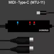 MTU-11 MIDI To USB-C Cable Lead Adapter For Windows Macbook IOS Andoird Keyboard
