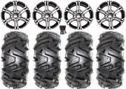 ITP SS212 14" Wheels Machined 27" Moto MTC Tires Polaris RZR XP 1000 / PRO XP