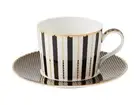 Maxwell & Williams Teas & C's Regency Cup & Saucer Black Gift Boxed