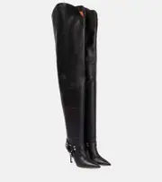 [Paris Texas] Paris Texas June leather over-the-knee boots AU 7 black