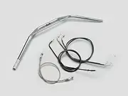 H718-031C Trucker High Handle Set with Bridge Chrome Plated (07-13 FI Cars)