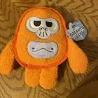 Bark Box Giganto Gene Tails From The Ice Age Orange Plush M-L Dog Toy NWT