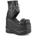 WAVE-22 - Blk Vegan Leather
