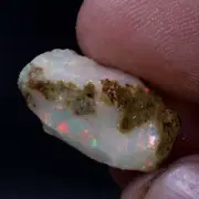08.00 CTs Ethiopian Opal Welo Fire Rough CRYSTAL AAA Cutting Gemstone USA DEALER