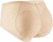 [MOBEDICN] Womens Mesh Soft Butt Lifter Panties,Comfort Seamless Padded Underwear Hip Pads Enhancer Panty for Party Wedding