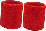 2Pcs Sports Wrist Protectors Elastic Wrist Support Bands for Basketball Running Gym Moisture Wicking Durable Material Comfort for Men Women