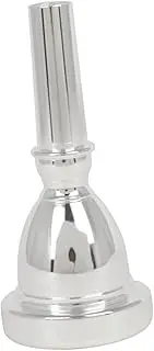ERINGOGO Professional Brass Tuba Mouthpiece Replacement Part Tuba Accessory Silver Plated