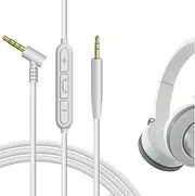 Geekria Audio Cable with Mic and Mute Control Compatible with JBL Tune 770NC/760NC, Live 760NC/670NC Headphones, 3.5mm to 2.5mm Replacement Stereo Cord (4ft / 1.2m)