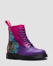 Dr. Martens Doc 8 Hole 1460 Pink And Purple Backhand 24077650 Doc