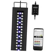 RGB+W 24/7 LED Aquarium Light with Controller, Full Spectrum Fish Tank Light