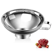 Canning Funnel for Kitchen Use, Wide Mouth Stainless Steel Funnel for Wide