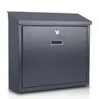 Mail Boxes with Key Lock,Locking Mailbox Wall Mounted, Large Capacity, Galvan...