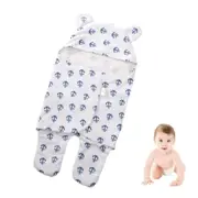 Nevenka Baby Swaddle Blanket Adjustable Sleeping Wrap for 0-6 Month Newborn-Anchor