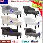 Chaise Longue Lounge Sofa Bed Couch Seat Recliner Artificial Leather/Fabric